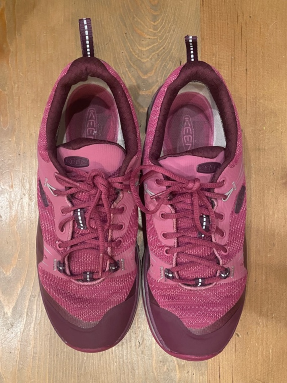 Keen Women's Pink and Plum Trail Sneakers